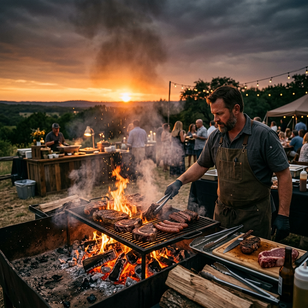 Catering grilování